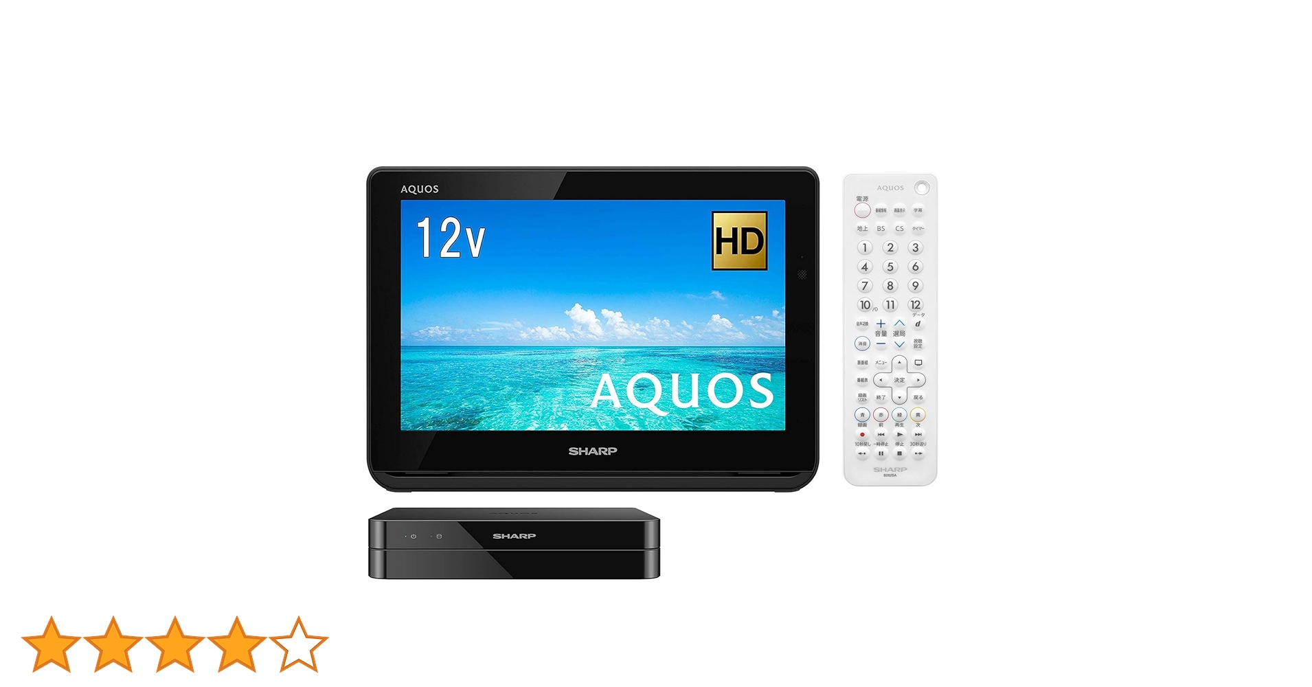 SHARP AQUOS ポータブル液晶テレビ 2T-C12AP-B SHARP AQUOS 2T-C12AP シャープ ポータブル液晶テレビ Amazon